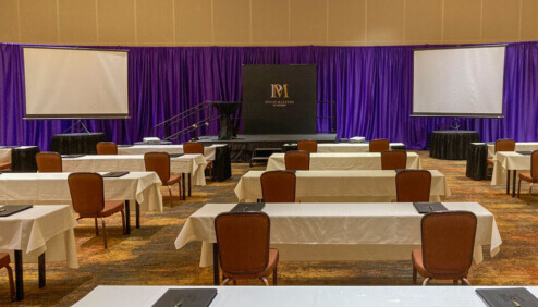 Purple Event Drape-12'-Tall