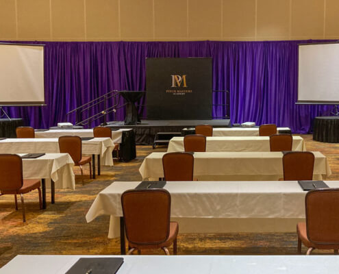 Purple Event Drape-12'-Tall