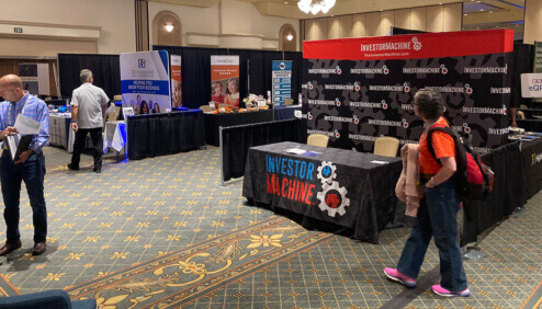 Pipe and Drape Booths at Expo