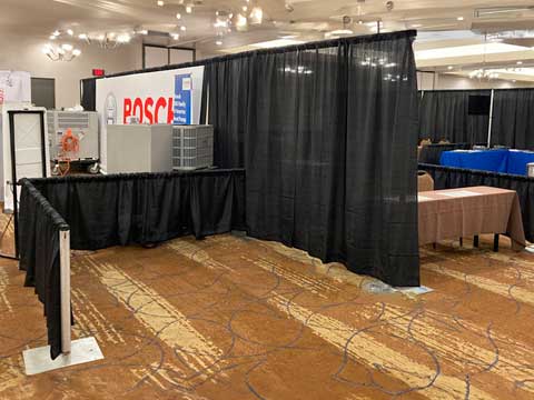 Trade Show Drapes Booth Photograph