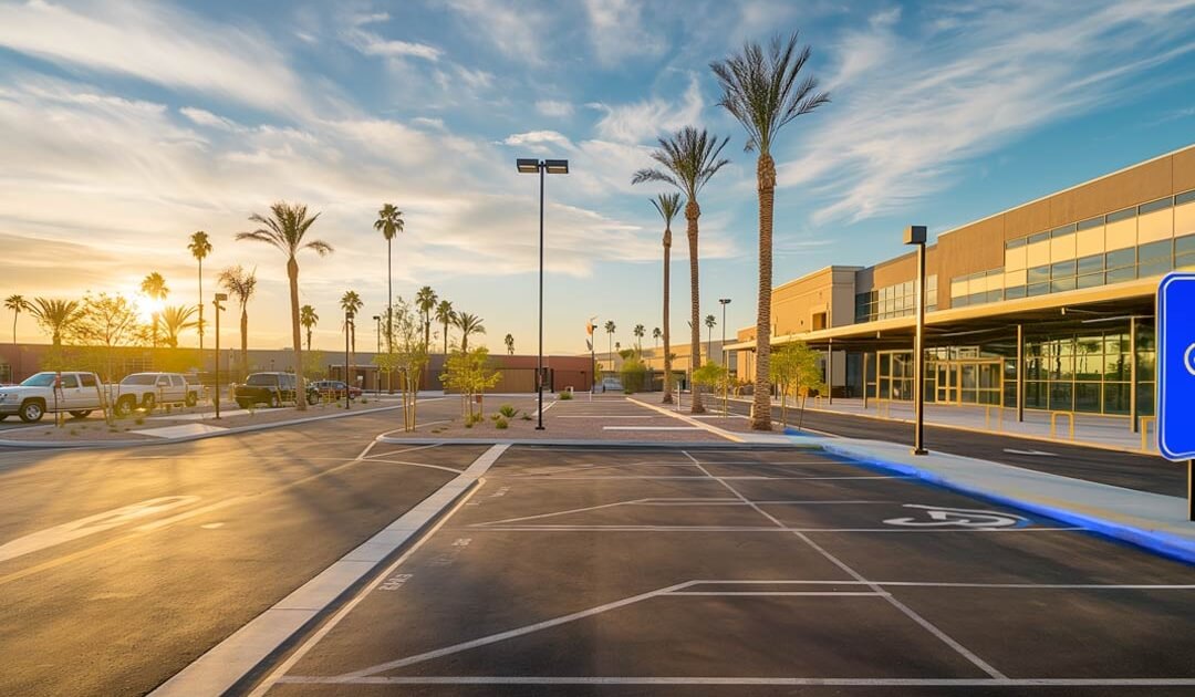 Computer-Assisted depiction of Phoenix Convention Center ADA Parking Areas