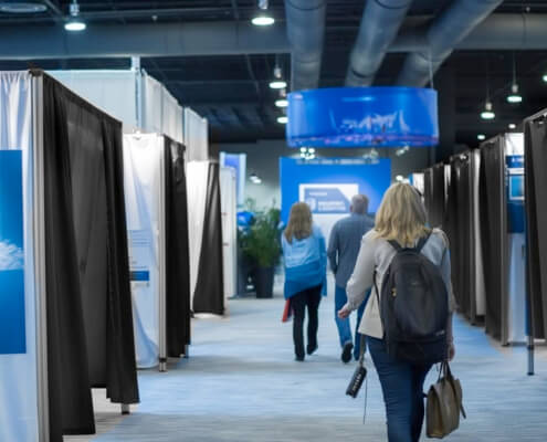 Trade Show Booth Designs at an Expo