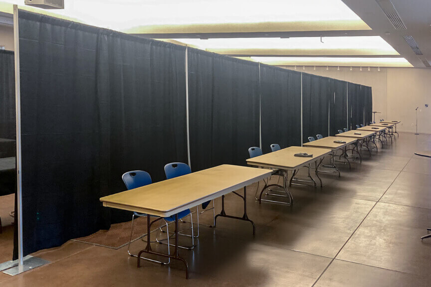 Trade Show Booths Rentals - Table Set Up